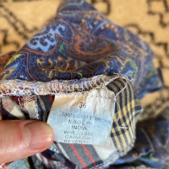 Men’s Berle Vintage patchwork shorts size 36 - Picture 3 of 4